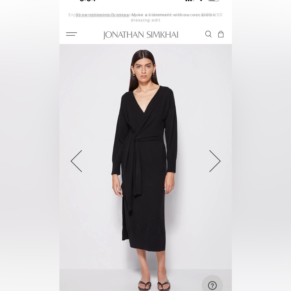 Jonathan Simkhai SIGNATURE SKYLA LOUNGE DRESS